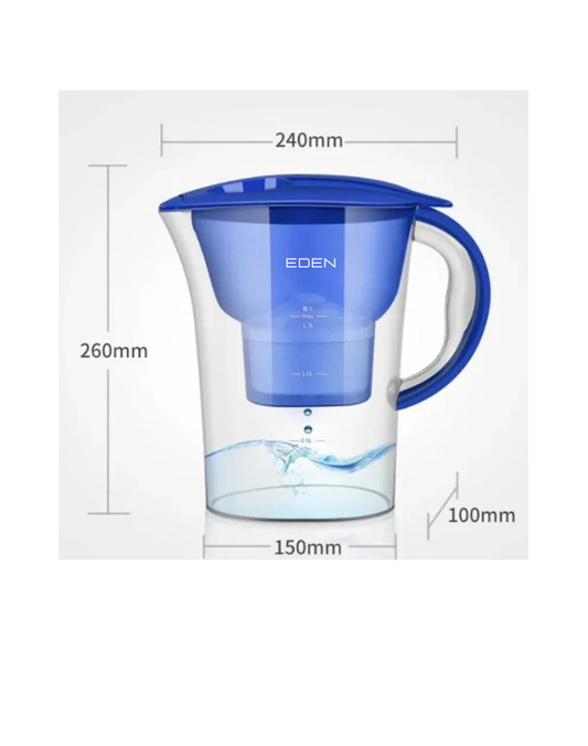 NEO EDEN TECH Water Purifier 2.5L Capacity Water Filter Four-layer Filter Water Pitcher Purifier Office Household Universal Type