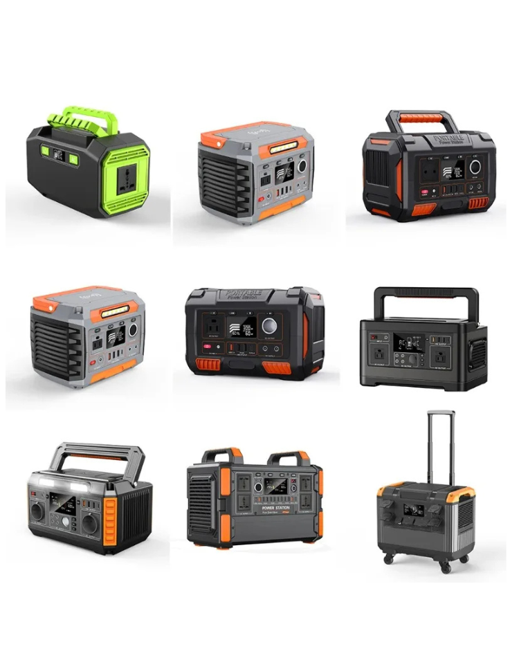 NEO EDEN TECH Portable Electric Solar Generator 1000W 110V 220V Power Generator Station Solar Energy System Battery 520W 1200W 2000W 3000W 5KW