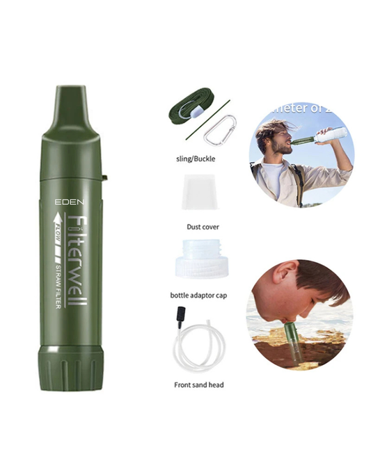 NEO EDEN TECH Filterwell Mini Portable Camping Water Filter Drinking Water Purifier Outdoor Camp Hiking Survival Equipment Tourist Accessories