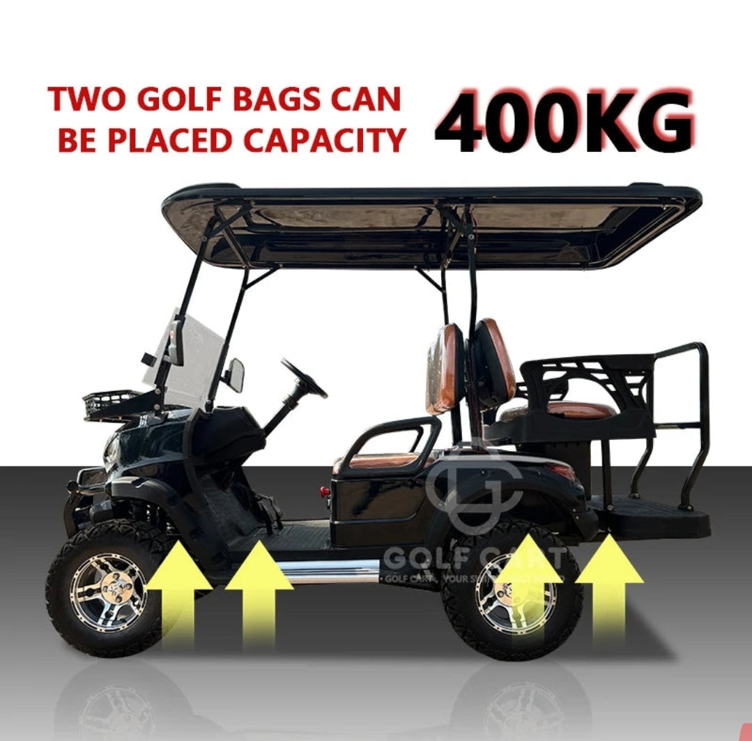 NEO EDEN TECH CE Certified Lithium Battery Powered 48V AC System 2 4 6 Seat Electric Lifted Off Road Golf Cart Buggy for Hunting Beach Resort