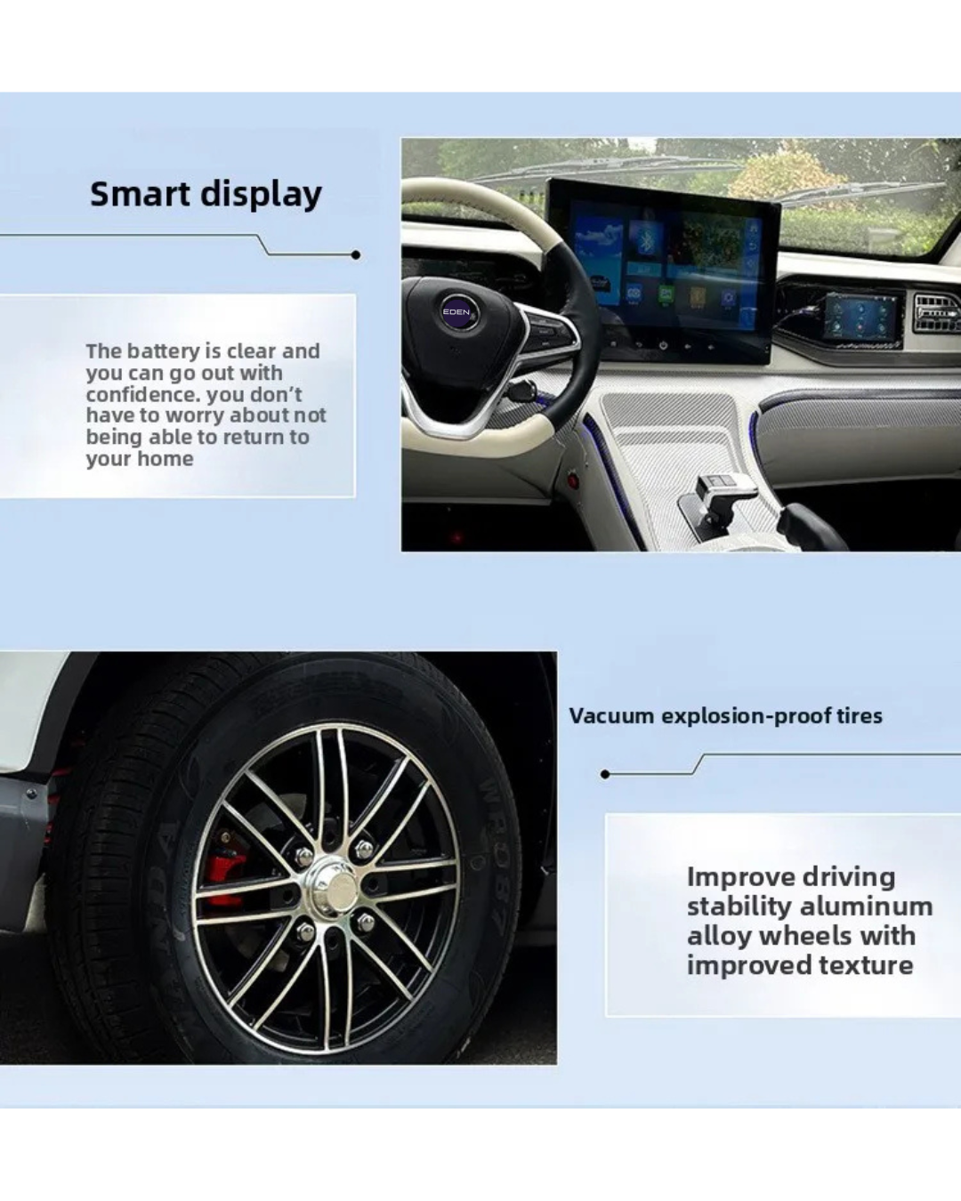 NEO EDEN Motors New F918 four-wheel electric vehicle car