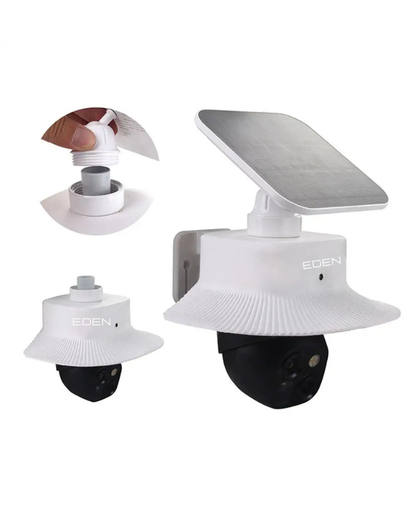 NEO EDEN TECH Solar Security Camera Cover Outdoor Security Cameras Protective Cover Accessories Waterproof Solar Cam Protection Roof For Home