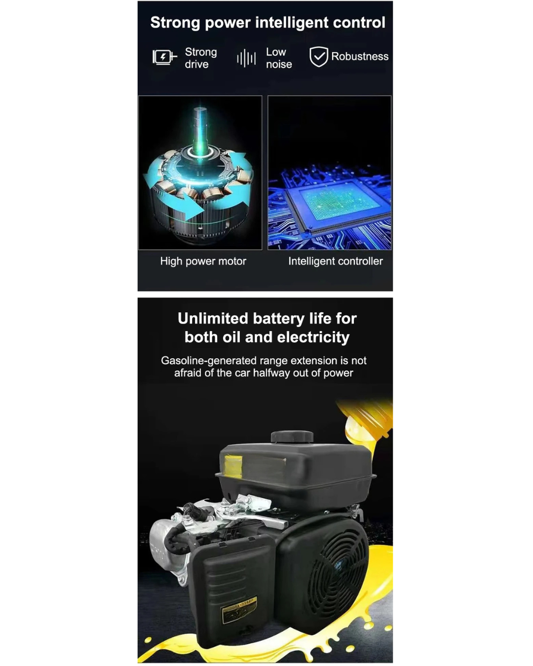 NEO EDEN Motors New Energy Double Row Cargo Electric 2000W  Four-wheeled Electric Vehicle