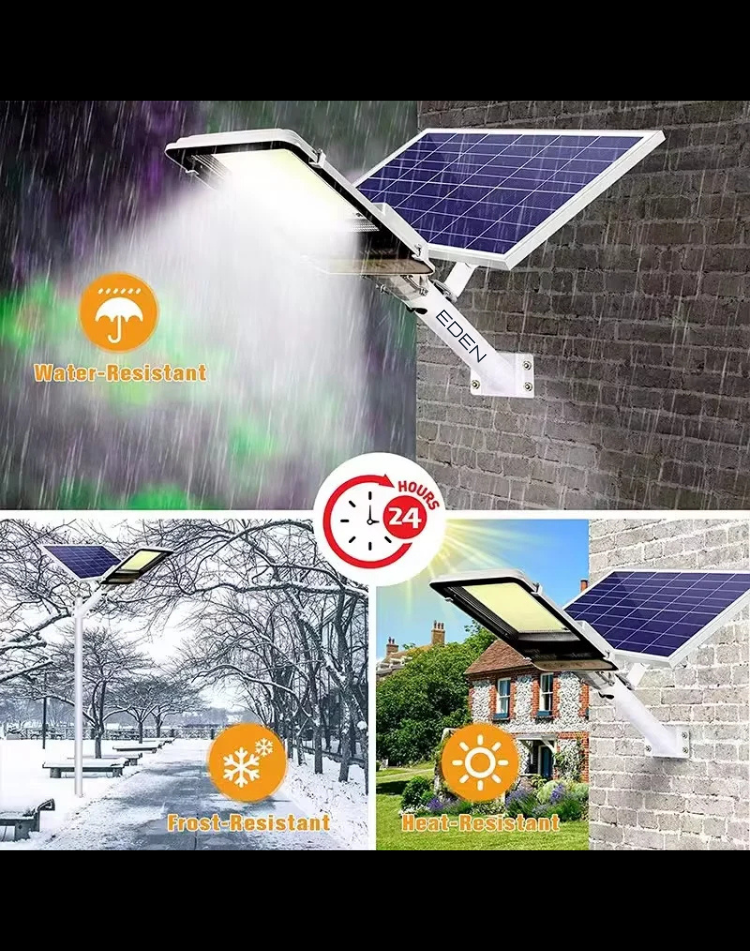 NEO EDEN TECH Aluminum 8000mah High Power Solar Light Outdoor Solar Street Light Waterproof Street Light For Garage Garden Terrace wall lamp