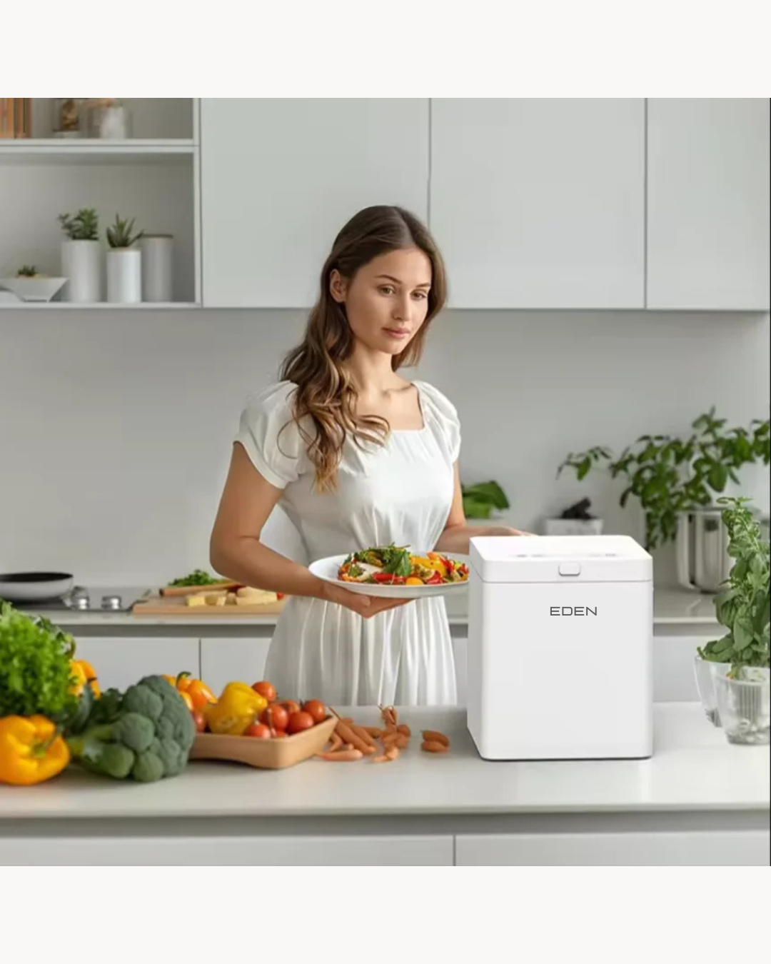 NEO EDEN TECH Electric Compost Machine Household Organic Fertilizer Compost Machine Food Waste Recycling Silent Food Waste Disposer
