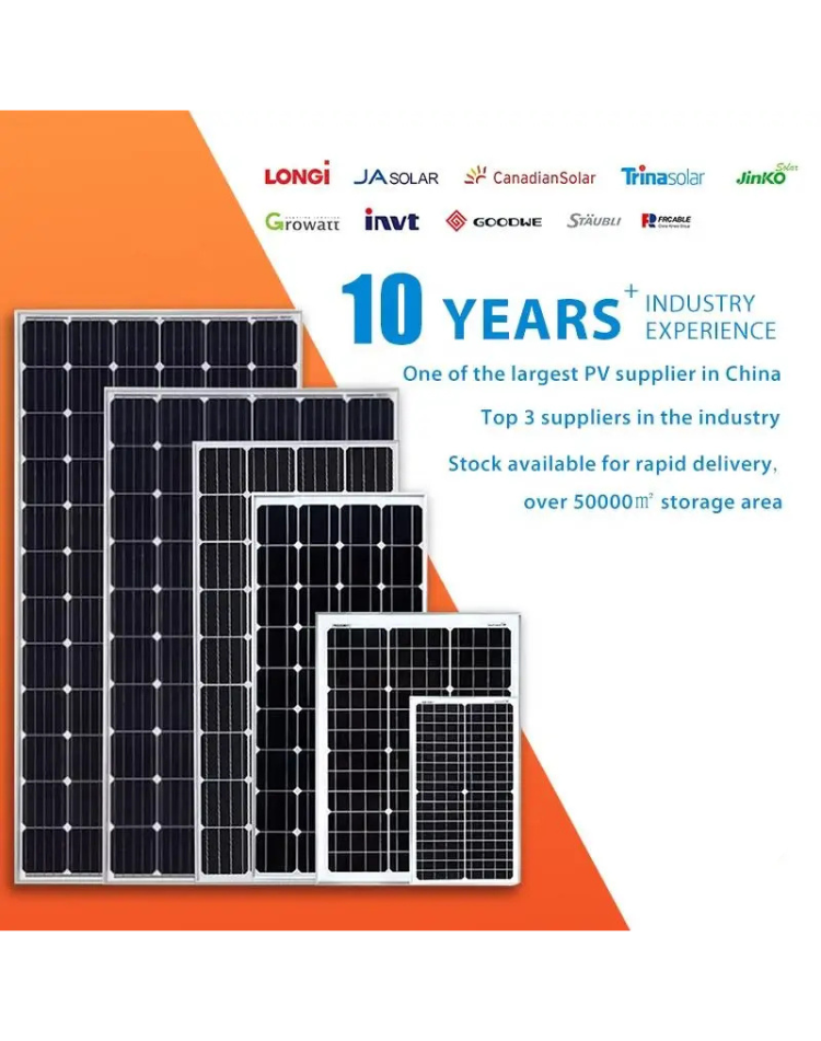 NEO EDEN TECH Grid Solar Energy Roof System For Home Complete Solar Powerwall Hybrid System Kit 7Kw  10Kw Off Grid Solar Energy System For Home