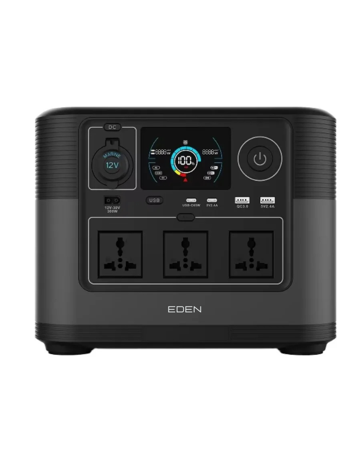 NEO EDEN TECH Lithium Solar Energy System 1200 W 1008 WH Portable Power Station Outdoor Power Supply,Mini Solar Power Station