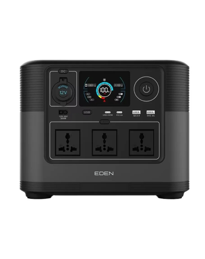 NEO EDEN TECH Lithium Solar Energy System 1200 W 1008 WH Portable Power Station Outdoor Power Supply,Mini Solar Power Station