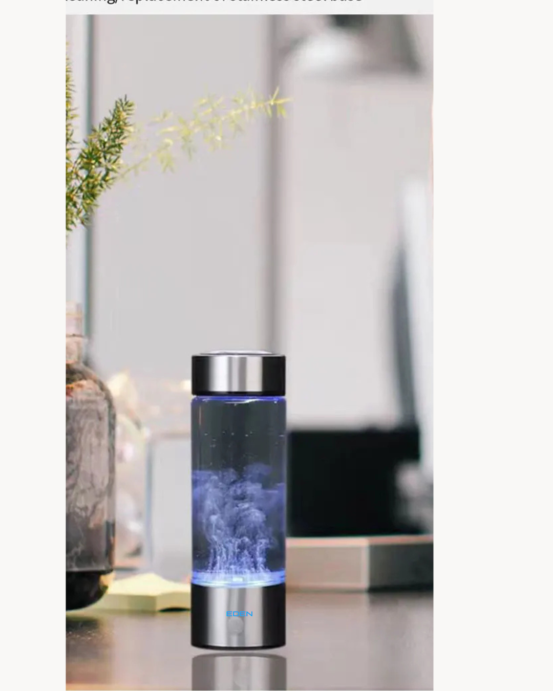 NEO EDEN TECH Hydrogen-Rich Water Cup Portable Electric Hydrogen Rich Water Generator Bottle Titanium Quality Filter Healthcare Water Cup USB