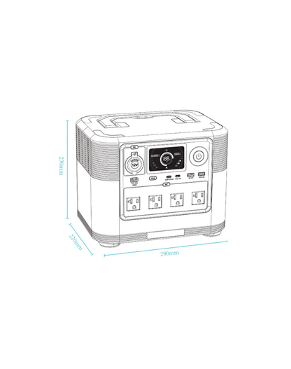NEO EDEN TECH Lithium Solar Energy System 1200 W 1008 WH Portable Power Station Outdoor Power Supply,Mini Solar Power Station