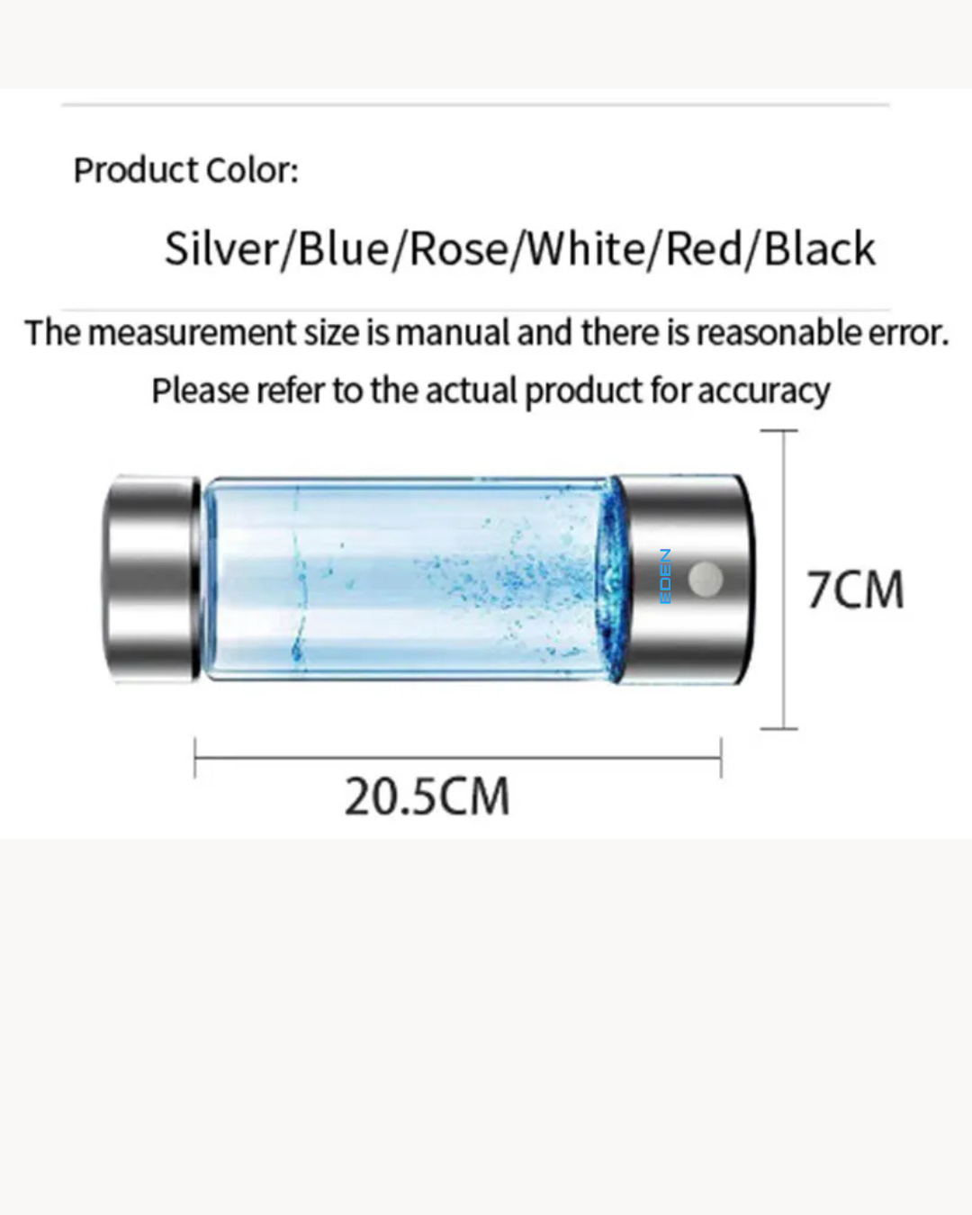 NEO EDEN TECH Hydrogen-Rich Water Cup Portable Electric Hydrogen Rich Water Generator Bottle Titanium Quality Filter Healthcare Water Cup USB
