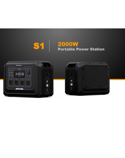 NEO EDEN TECH Classic high-quality 2000W Solar Generator  2000W 1024Wh Portable Power Station with APP Bluetooth Fast Charg