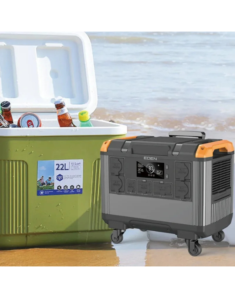 NEO EDEN TECH Portable Electric Solar Generator 1000W 110V 220V Power Generator Station Solar Energy System Battery 520W 1200W 2000W 3000W 5KW