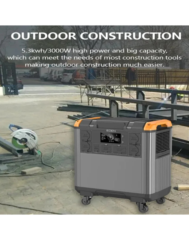 NEO EDEN TECH Portable Electric Solar Generator 1000W 110V 220V Power Generator Station Solar Energy System Battery 520W 1200W 2000W 3000W 5KW