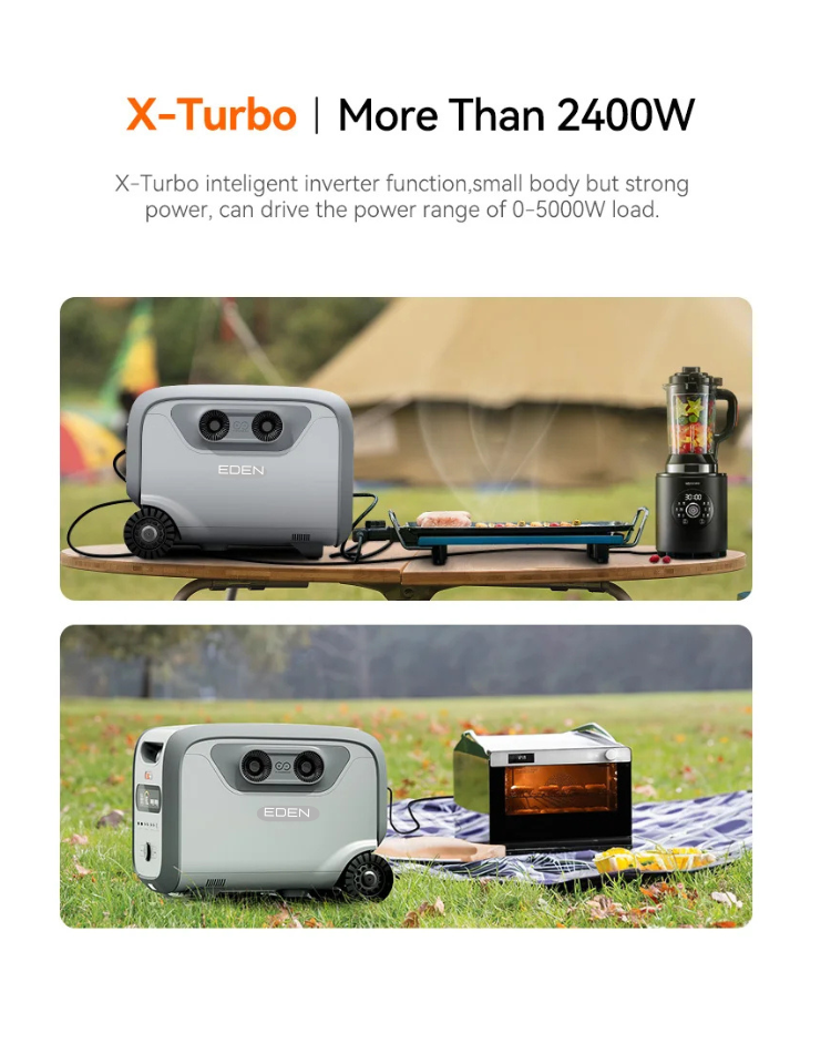 NEO EDEN TECH Solar Generator 700W 1000W 1200W 1500W Outdoor Bank Portable Solar Lifepo4 Portable Power Station
