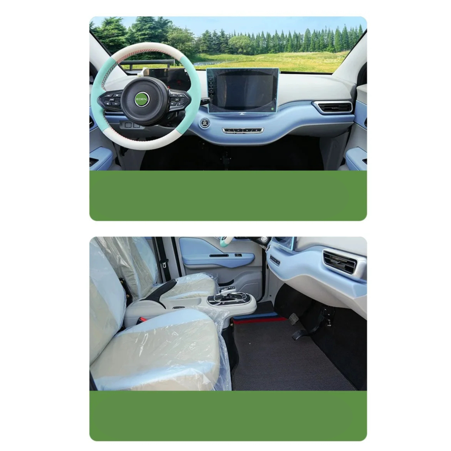 NEO EDEN Motors Four-wheeled electric vehicle adult new energy elderly women household transportation oil and electricity dual-purpose closed el