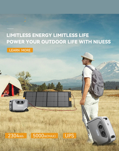 NEO EDEN TECH Solar Generator 700W 1000W 1200W 1500W Outdoor Bank Portable Solar Lifepo4 Portable Power Station