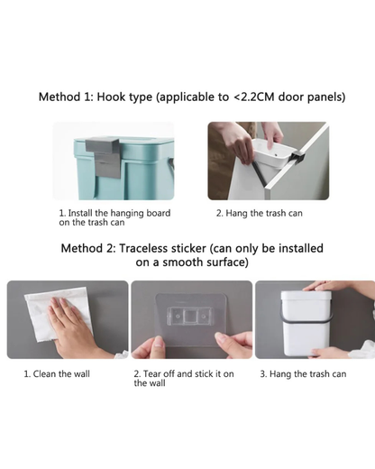 NEO EDEN TECH Small Kitchen Compost Bin 3L Kitchen Waste Bin Household Countertop Container with Lid for Rubbish Composter