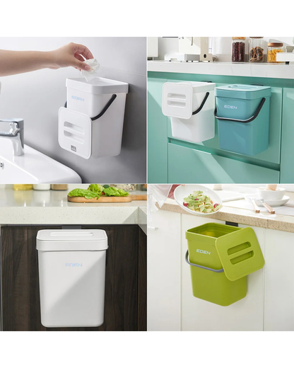 NEO EDEN TECH Small Kitchen Compost Bin 3L Kitchen Waste Bin Household Countertop Container with Lid for Rubbish Composter
