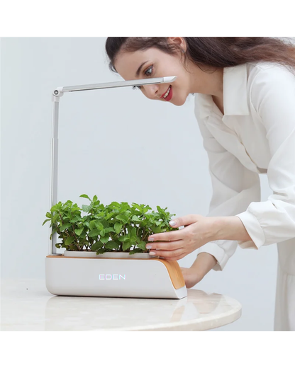 NEO EDEN TECH A19F-Hydroponics Growing Family Farm Nursery Tray Pot Indoor Herb LED Grow Light Automatic Timer Smart Garden Planter EU Plug Du