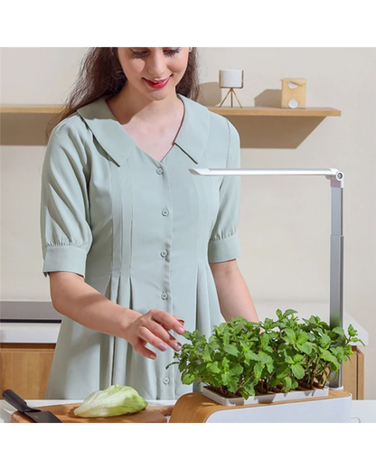 NEO EDEN TECH A19F-Hydroponics Growing Family Farm Nursery Tray Pot Indoor Herb LED Grow Light Automatic Timer Smart Garden Planter EU Plug Du