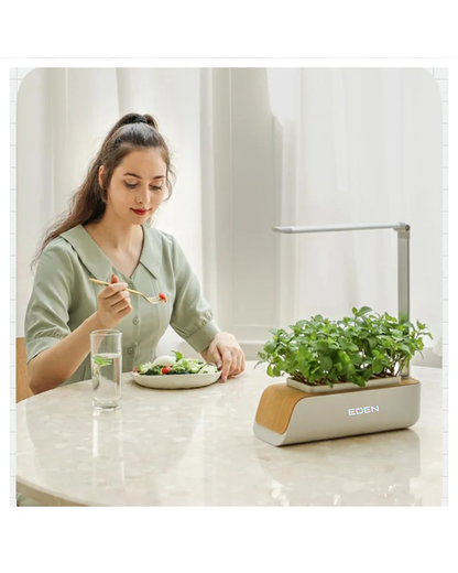 NEO EDEN TECH A19F-Hydroponics Growing Family Farm Nursery Tray Pot Indoor Herb LED Grow Light Automatic Timer Smart Garden Planter EU Plug Du