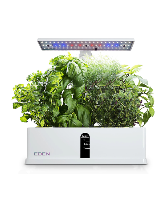 NEO EDEN TECH Hydroponics Growing System Automatic Timing Indoor Garden Kit 9 Pods Height Adjustable 15W LED Grow Lights 2L Water Tank