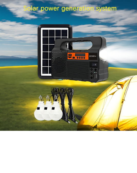 NEO EDEN TECH Solar LED Camping Spotlight Power System