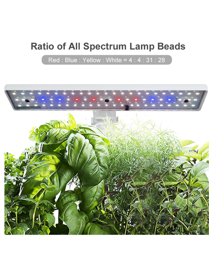 NEO EDEN TECH Hydroponics Growing System Automatic Timing Indoor Garden Kit 9 Pods Height Adjustable 15W LED Grow Lights 2L Water Tank