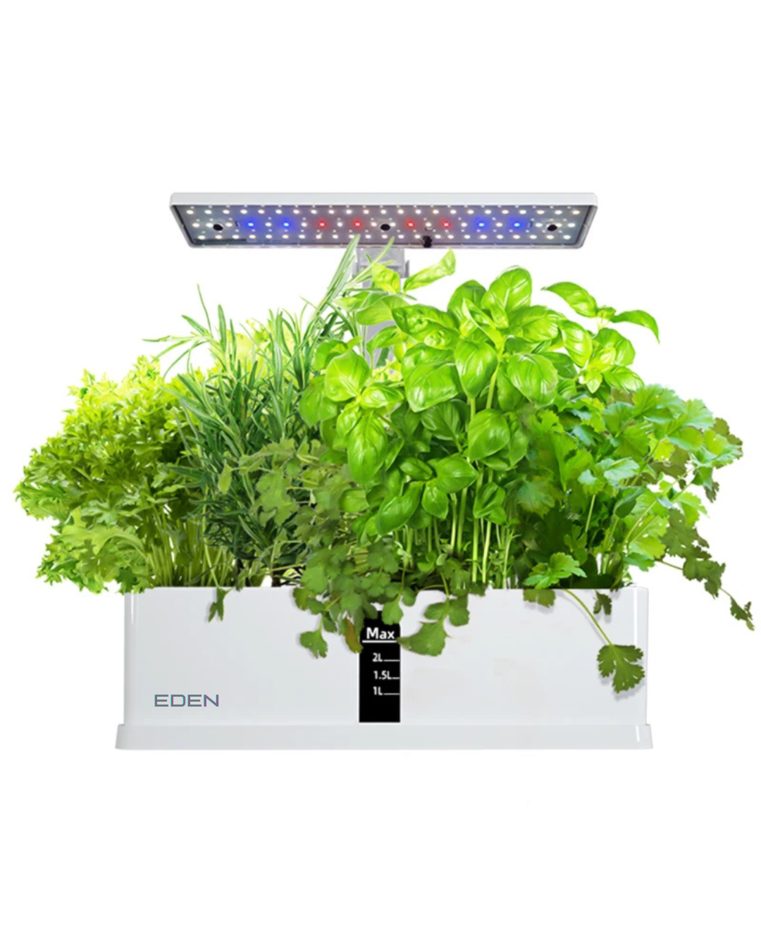 NEO EDEN TECH Hydroponics Growing System Automatic Timing Indoor Garden Kit 9 Pods Height Adjustable 15W LED Grow Lights 2L Water Tank