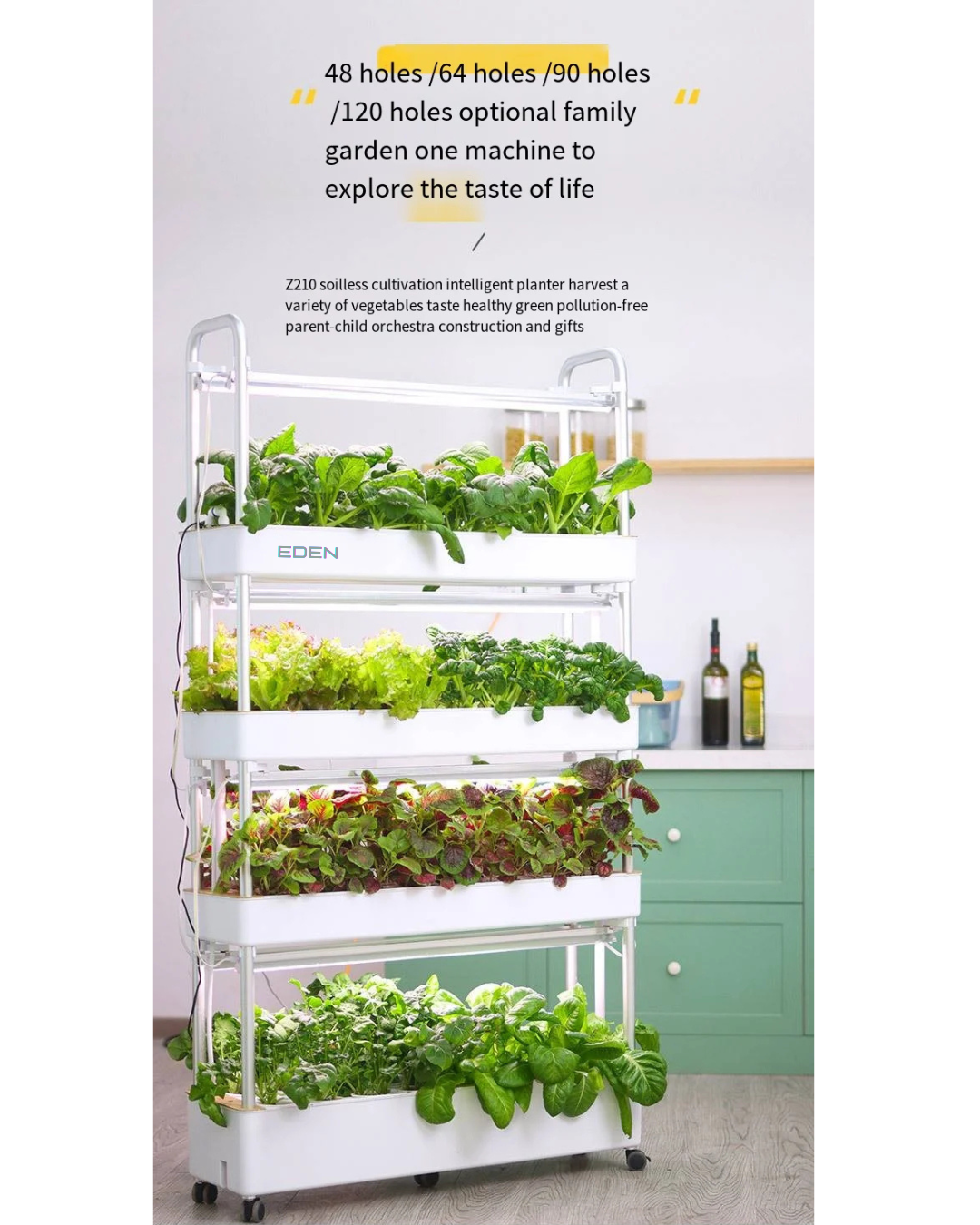 NEO EDEN TECH Automatic Home Garden Vertical Hydroponic Food Vegetables growing System Complete Aquaponics Irrigation system machine
