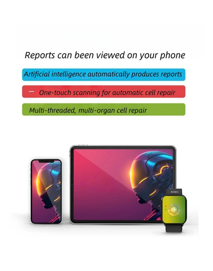 NEO EDEN TECH  Health and Wellness Analysis Detector,  Printer Report  for  Nutrition Kinetics and  Wellness System