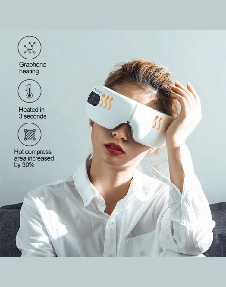 NEO EDEN TECH  Portable smart New Heat air Pressure Eye Therapy Luxury Eye Massage