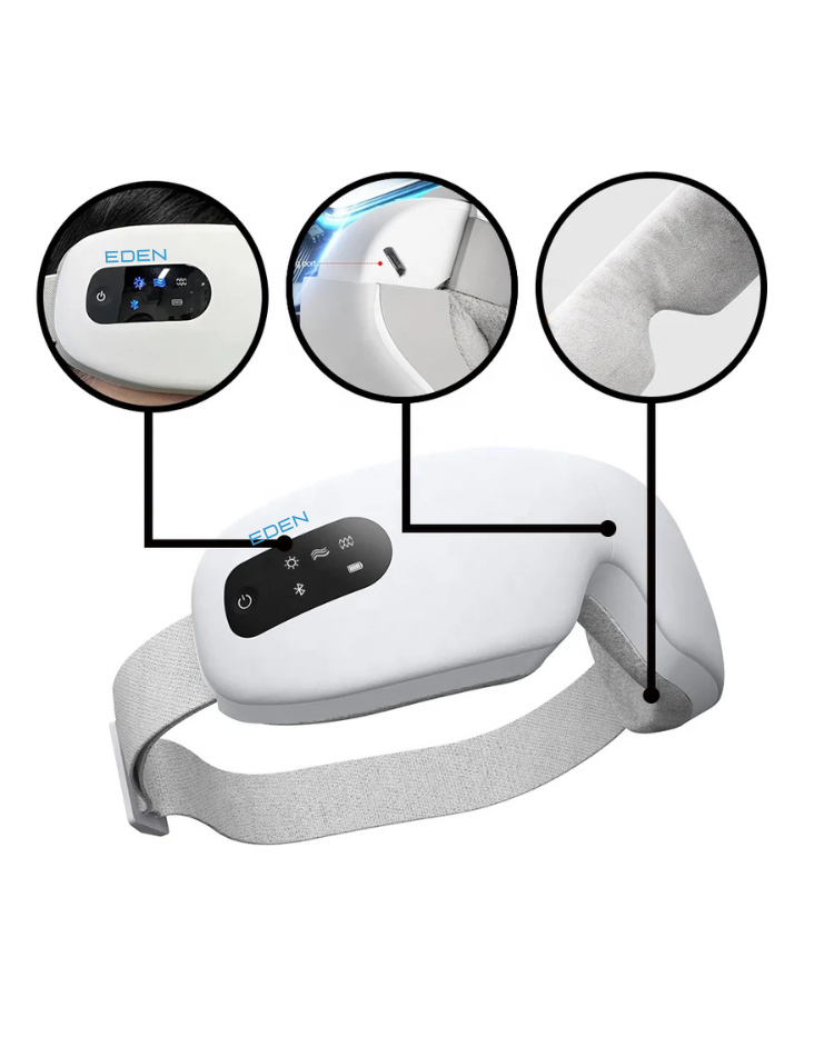 NEO EDEN TECH  Portable smart New Heat air Pressure Eye Therapy Luxury Eye Massage