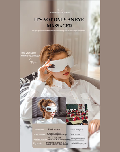 NEO EDEN TECH  Portable smart New Heat air Pressure Eye Therapy Luxury Eye Massage