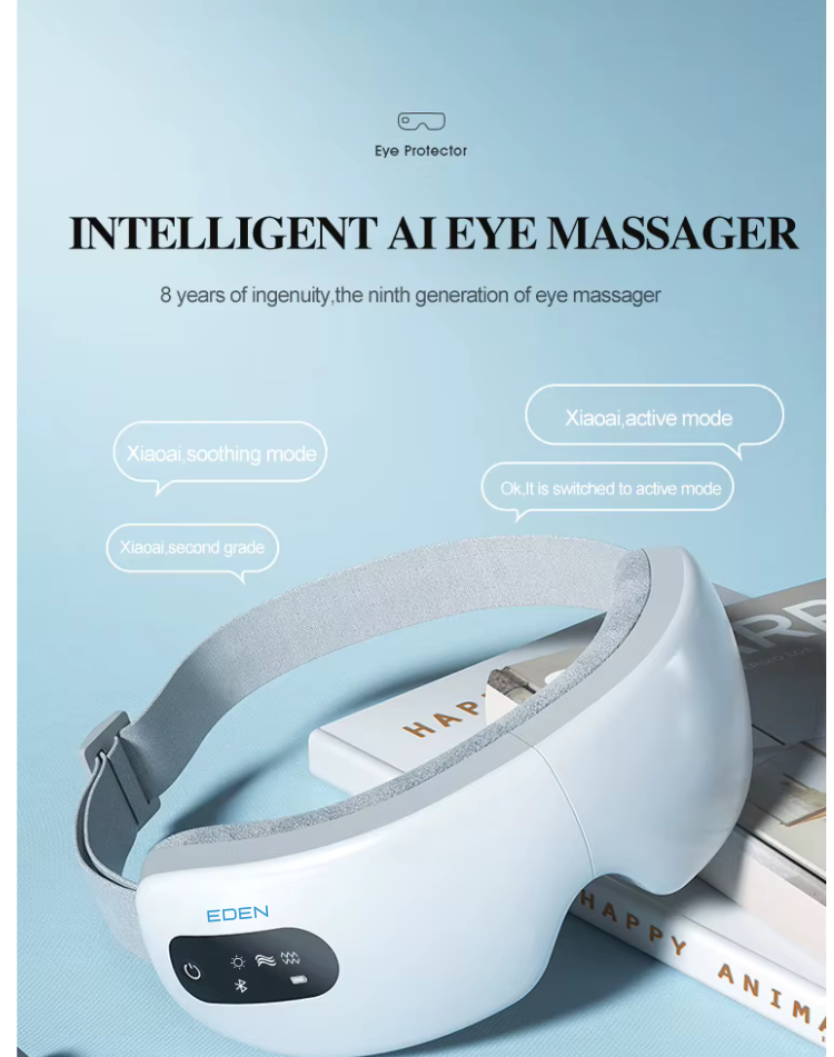 NEO EDEN TECH  Portable smart New Heat air Pressure Eye Therapy Luxury Eye Massage