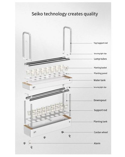 NEO EDEN TECH Automatic Home Garden Vertical Hydroponic Food Vegetables growing System Complete Aquaponics Irrigation system machine