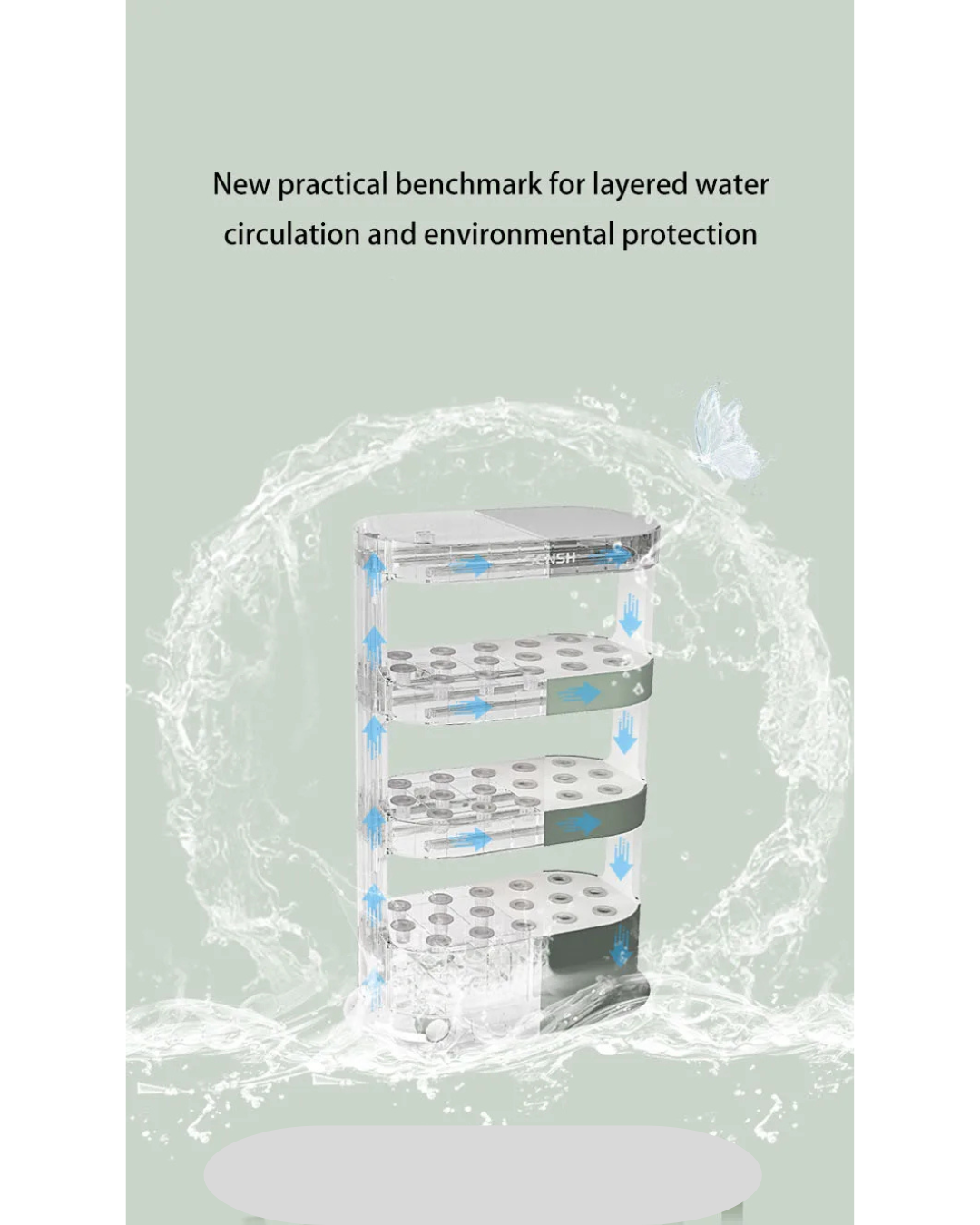 NEO EDEN TECH Hydroponics Growing System Multi-layer Vegetable Planting Box Smart Indoor Planter Vertical Hydroponic Flowerpot Aerobic System