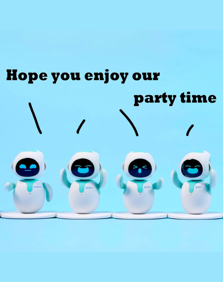 NEO EDEN TECH Smart AI RobotToys with Abundant Emotions Animations Mini Games Your Perfect Desk Touch Interactive Companion