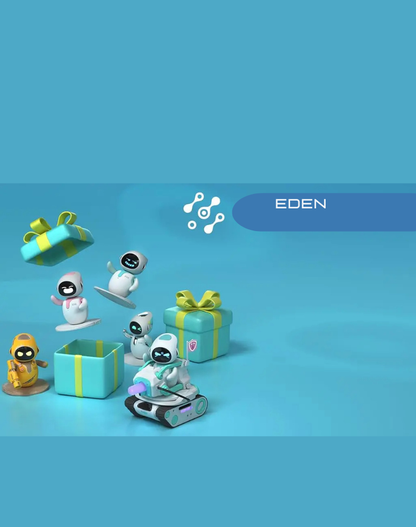 NEO EDEN TECH Smart AI RobotToys with Abundant Emotions Animations Mini Games Your Perfect Desk Touch Interactive Companion