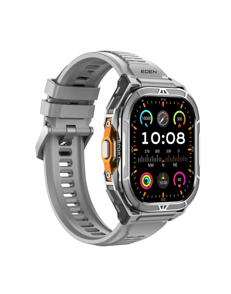 NEO EDEN TECH X5 Smartwatch 1.96" AMOLED HD Display 5ATM GPS Sports Tracker 530mAh Long Battery BT Calls Multi-Sport Modes Outdoor Smartwatch