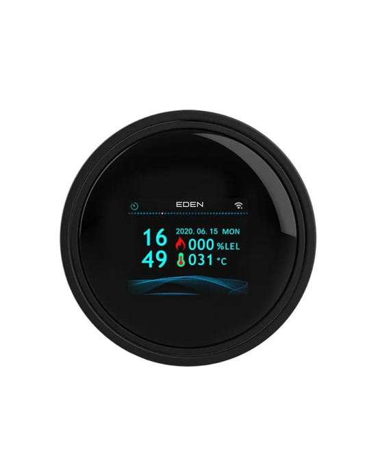 NEO EDEN TECH Security Natural Gas Leakage Detector Digital LED Fire Sensing Biogas Leak Detector Smart Temperature Display Gas Alarm