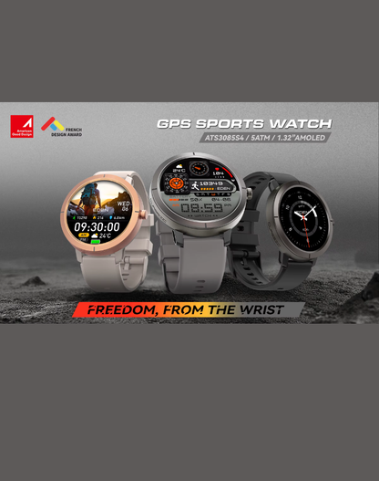 NEO EDEN TECH Emotion StresNEO s Breathing Monitor Android Smart Watch Smartwatch Companion Watch for Running Swimming Walking Sports Lovers