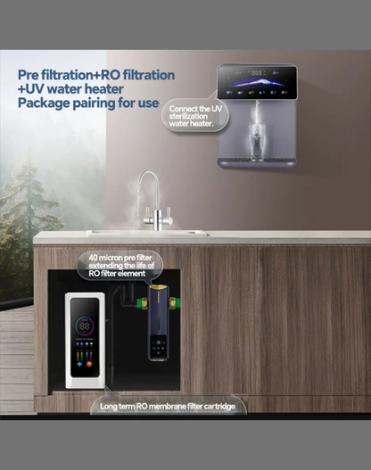 NEO EDEN TECH water purifier, household direct drinking machine, kitchen tap water reverse osmosis filtration 2024 new Pro600-1000G