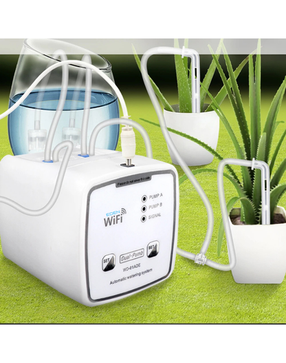 NEO EDEN TECH WIFI Intelligent Watering Device Double Pump Timed Automatic Drip Irrigation System Remote APPController for Garden Plant Flower