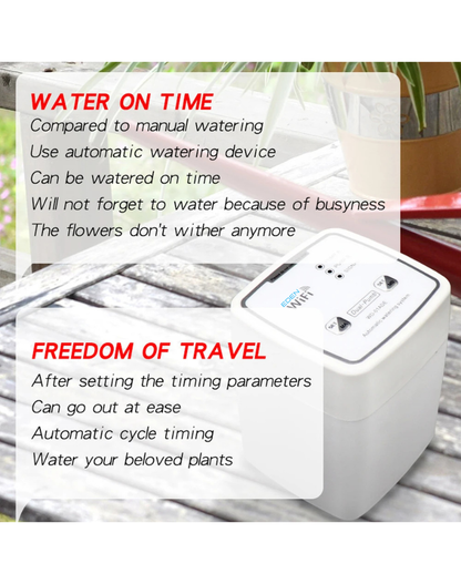 NEO EDEN TECH WIFI Intelligent Watering Device Double Pump Timed Automatic Drip Irrigation System Remote APPController for Garden Plant Flower