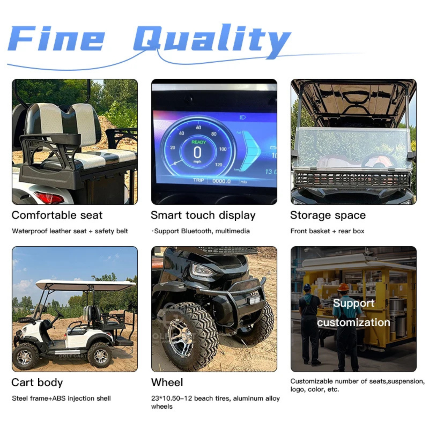 NEO EDEN Motors  Reverse Alarm Best Electric Car Cost Cheap Compact Cart For Sale Near Me Golf Buggy