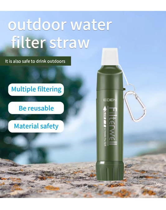 NEO EDEN TECH Filterwell Mini Portable Camping Water Filter Drinking Water Purifier Outdoor Camp Hiking Survival Equipment Tourist Accessories