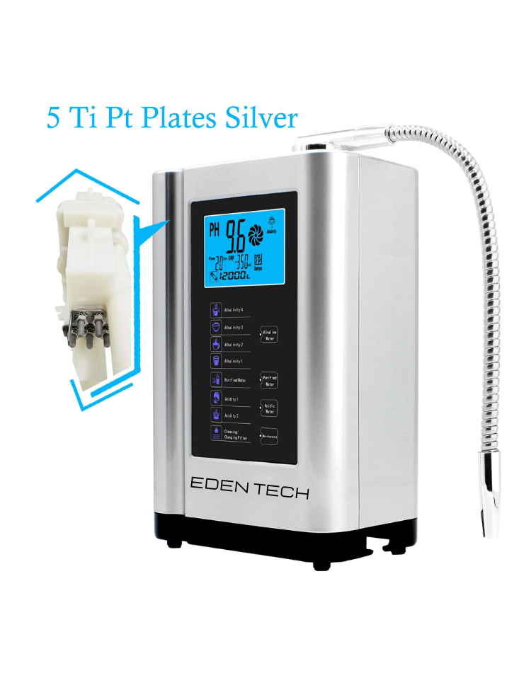 NEO EDEN TECH Alkaline Water Ionizer hydrogen generator Machine Purifier,Produces pH 3.5-10.5 Alkaline Acid water Water Filter system for Home