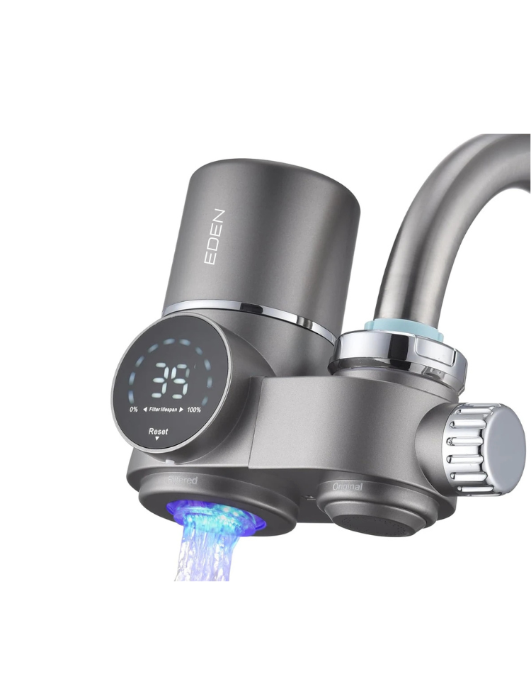 NEO EDEN TECH Faucet Water Filter, LED Display Water Purifier to Reduce Lead, Chlorine & Heavy Metals, Sink Water Filter